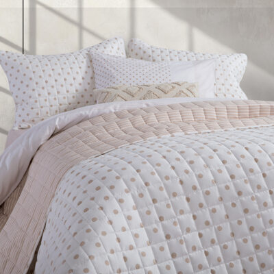 ΚΟΥΒΕΡΛΙ ΜΟΝΟ DONTER 180X240 NEF-NEF HOMEWARE BEIGE