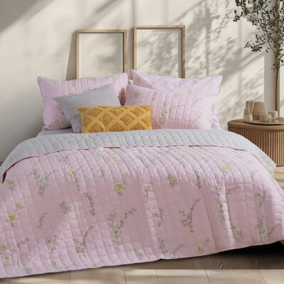 ΚΟΥΒΕΡΛΙ ΜΟΝΟ IRIDA 180X240 NEF-NEF HOMEWARE PINK