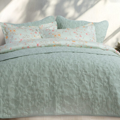 ΚΟΥΒΕΡΛΙ ΥΠΕΡΔΙΠΛΟ ZINOVIA 230X240 NEF-NEF HOMEWARE MINT