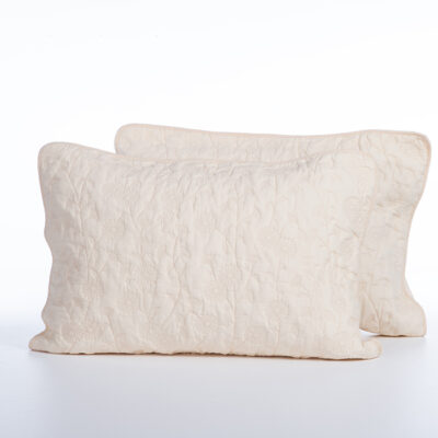 ΜΑΞΙΛΑΡΟΘΗΚΕΣ ΣΕΤ 2 ΤΕΜΑΧΙΩΝ ZINOVIA 52X72 NEF-NEF HOMEWARE VANILLA