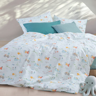 ΠΑΙΔΙΚΑ ΣΕΤ ΣΕΝΤΟΝΙΑ ΜΟΝΑ PACIFIC 170X260 NEF-NEF HOMEWARE AQUA