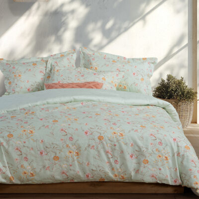 ΚΟΥΒΕΡΛΙ ΥΠΕΡΔΙΠΛΟ MIMOSA 240X230 NEF-NEF HOMEWARE GREEN