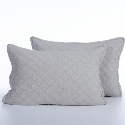 ΜΑΞΙΛΑΡΟΘΗΚΕΣ ΣΕΤ 2 ΤΕΜΑΧΙΩΝ BRUNNO 52Χ72 NEF-NEF HOMEWARE SILVER
