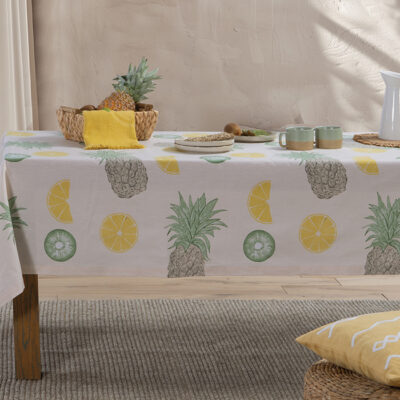 ΑΛΕΚΙΑΣΤΟ ΤΡΑΠΕΖΟΜΑΝΤΗΛΟ COCTAIL 140Χ140 NEF-NEF HOMEWARE CREAM