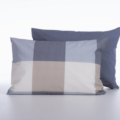 ΜΑΞΙΛΑΡΟΘΗΚΗ CASUAL CHECK 52Χ72 NEF-NEF HOMEWARE DENIM