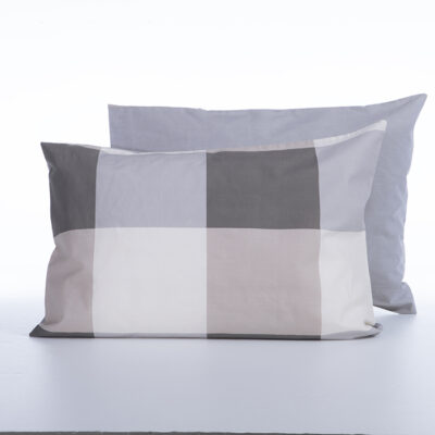 ΜΑΞΙΛΑΡΟΘΗΚΗ CASUAL CHECK 52Χ72 NEF-NEF HOMEWARE GREY