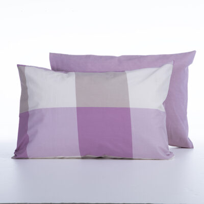 ΜΑΞΙΛΑΡΟΘΗΚΗ CASUAL CHECK 52Χ72 NEF-NEF HOMEWARE MAUVE
