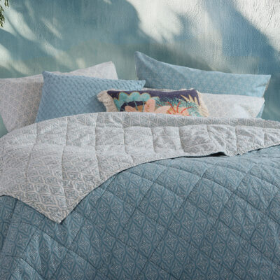 ΚΟΥΒΕΡΛΙ ΥΠΕΡΔΙΠΛΟ SORENTO BLUE 230X240 NEF-NEF HOMEWARE BLUE