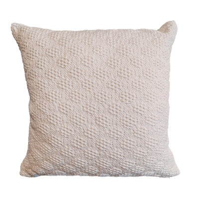 ΔΙΑΚΟΣΜΗΤΙΚΗ ΜΑΞΙΛΑΡΟΘΗΚΗ VENTORA 50X50 NEF-NEF HOMEWARE ECRU