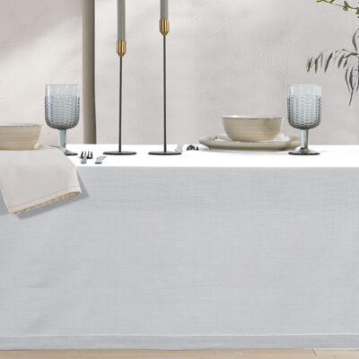 ΤΡΑΠΕΖΟΜΑΝΤΗΛΟ STEADY 150X250 NEF-NEF HOMEWARE WHITE