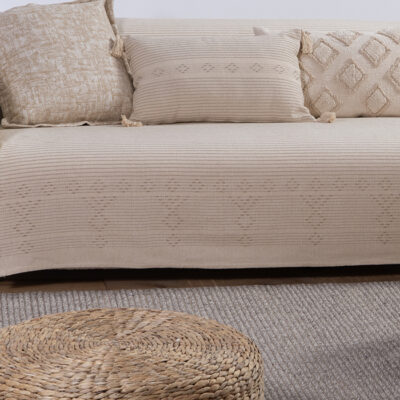 ΡΙΧΤΑΡΙ ΤΡΙΘΕΣΙΟΥ ΚΑΝΑΠΕ RESAN 180Χ300 NEF-NEF HOMEWARE BEIGE