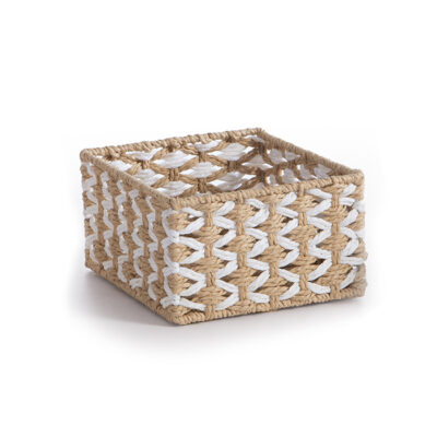 ΚΑΛΑΘΙ ΑΠΟ ΠΛΕΓΜΕΝΟ ΧΑΡΤΙ VINCI 20X20X11 NEF-NEF HOMEWARE NATURAL