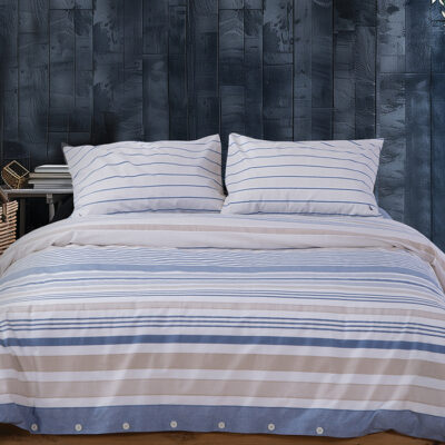 ΣΕΤ ΣΕΝΤΟΝΙΑ ΒΑΜΒΑΚΕΡΑ KING SIZE NAUTICA -NAU OCEAN 280Χ270 DENIM