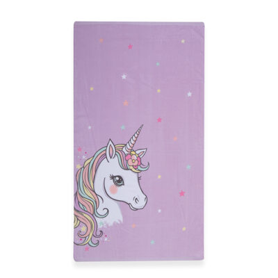 ΠΑΙΔΙΚΗ ΠΕΤΣΕΤΑ ΘΑΛΑΣΣΗΣ CUTE UNICORN 70X120 NEF-NEF HOMEWARE LILAC