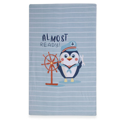 ΠΑΙΔΙΚΗ ΠΕΤΣΕΤΑ ΘΑΛΑΣΣΗΣ PENGUIN 70X120 NEF-NEF HOMEWARE L.BLUE