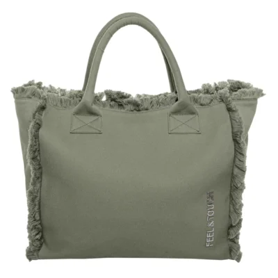FEEL & TOUCH ΤΣΑΝΤΑ ΩΜΟΥ CARIBBEAN KHAKI