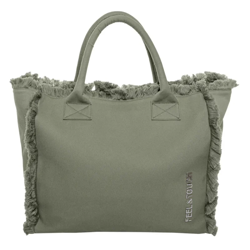FEEL & TOUCH ΤΣΑΝΤΑ ΩΜΟΥ CARIBBEAN KHAKI