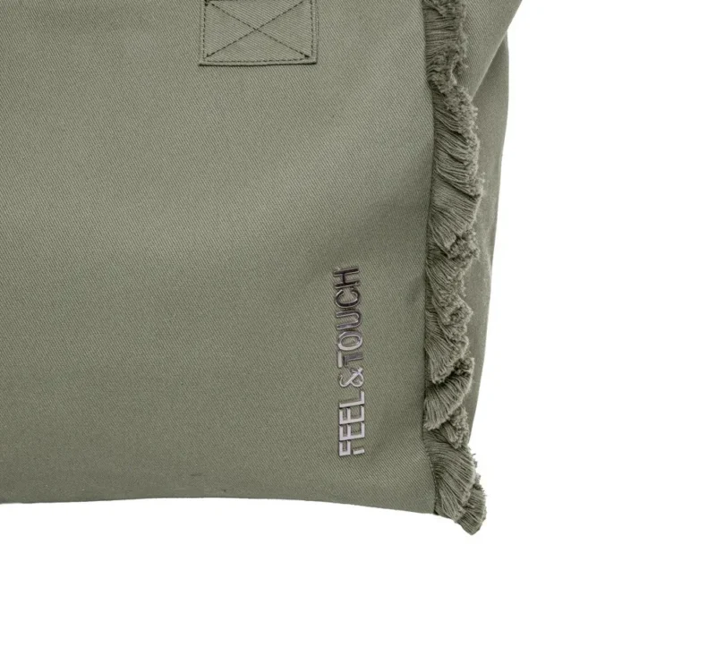 FEEL & TOUCH ΤΣΑΝΤΑ ΩΜΟΥ CARIBBEAN KHAKI - Image 3
