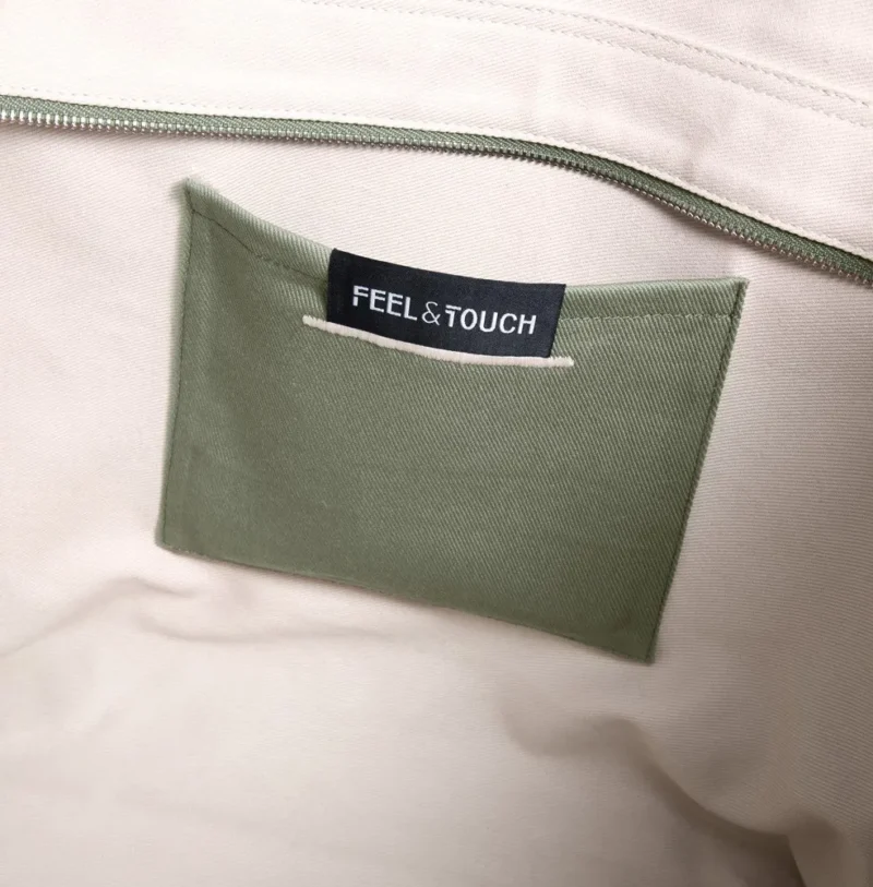 FEEL & TOUCH ΤΣΑΝΤΑ ΩΜΟΥ CARIBBEAN KHAKI - Image 5