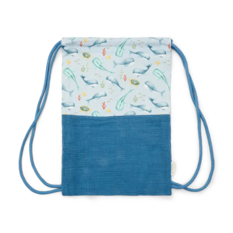LITTLE DUTCH ΣΑΚΙΔΙΟ ΤΣΑΝΤΑ ΠΑΡΑΛΙΑΣ OCEAN SEA LIFE MULTI COLOUR