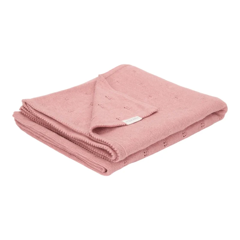 LITTLE DUTCH ΚΟΥΒΕΡΤΑ ΠΛΕΚΤΗ PURE PINK BLUSH 70x100 - Image 2