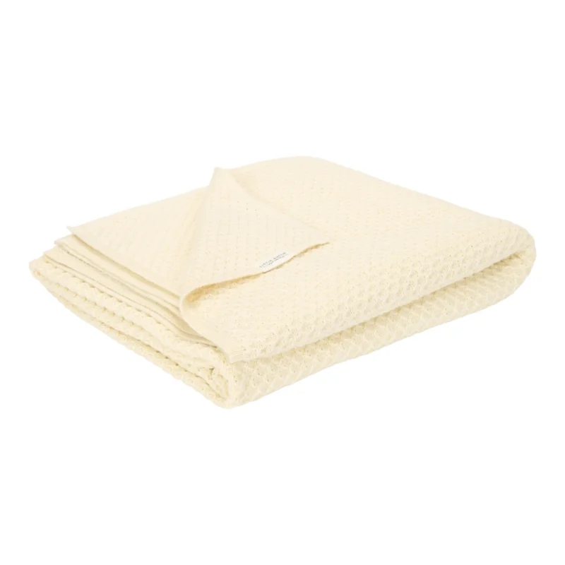 LITTLE DUTCH ΚΟΥΒΕΡΤΑ ΠΛΕΚΤΗ PURE SOFT WHITE 70x100 - Image 2