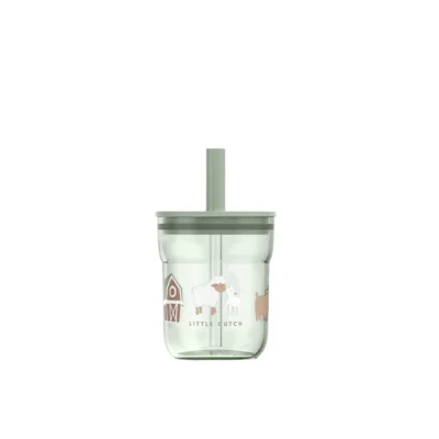 LITTLE DUTCH ΠΑΙΔΙΚΟ ΠΟΤΗΡΙ ΜΕ ΚΑΛΑΜΑΚΙ MIO  250 ml - LITTLE FARM