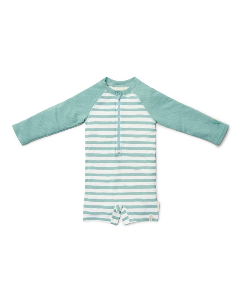 LITTLE DUTCH ΟΛΟΣΩΜΟ ΜΑΚΡΥΜΑΝΙΚΟ ΜΑΓΙΟ STRIPES SURF BLUE