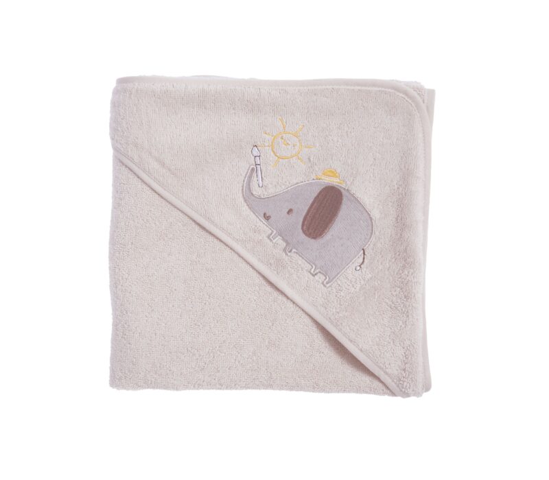 ΒΡΕΦΙΚΗ ΚΑΠΑ HAPPY DAYS 75X75 NEF-NEF HOMEWARE GREIGE - Image 2