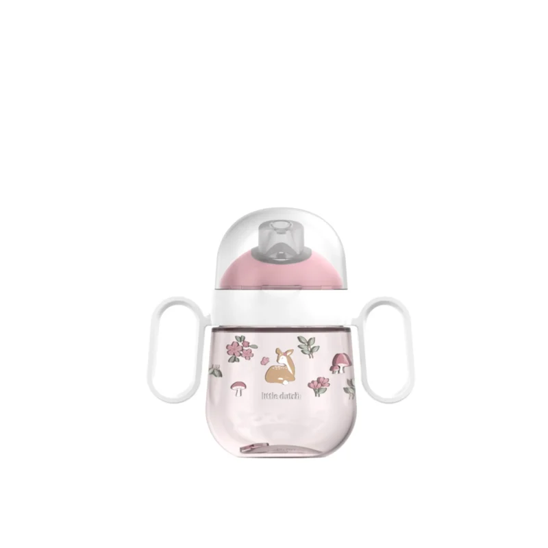 LITTLE DUTCH ΕΚΠΑΙΔΕΥΤΙΚΟ ΠΟΤΗΡΑΚΙ ΜΕ ΧΕΙΡΟΛΑΒΕΣ MIO 200 ML - FAIRY GARDEN