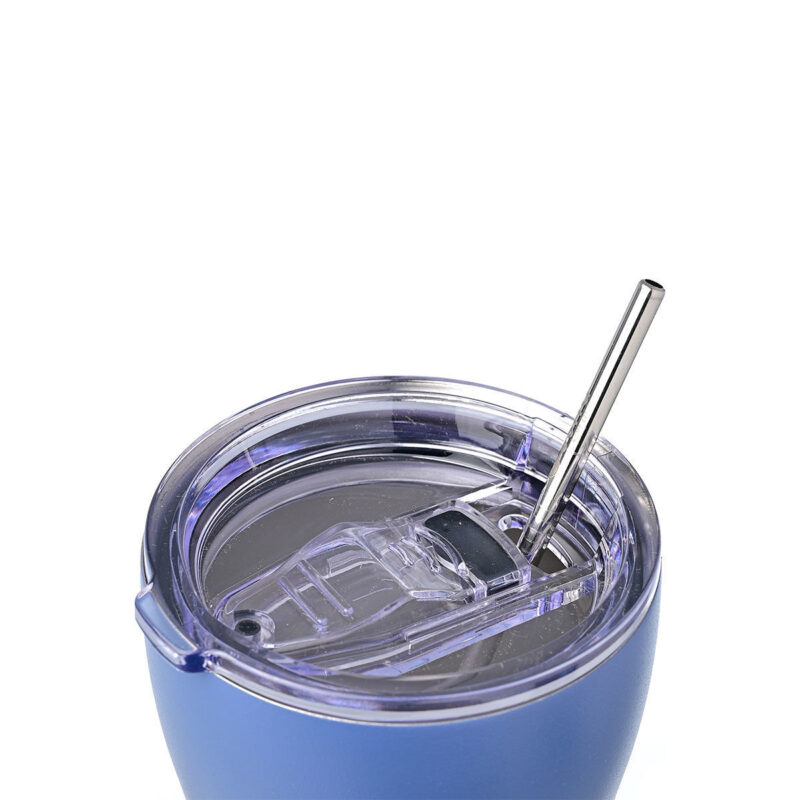 ESTIA HOME ART ΘΕΡΜΟΣ COFFEE MUG SAVE THE AEGEAN 350ml DENIM BLUE - Image 5