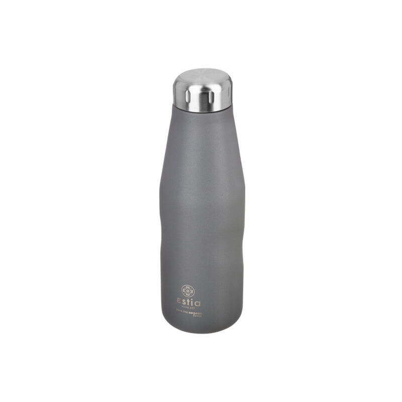 ESTIA HOME ART ΘΕΡΜΟΣ TRAVEL FLASK SAVE THE AEGEAN 500ml FJORD GREY - Image 3