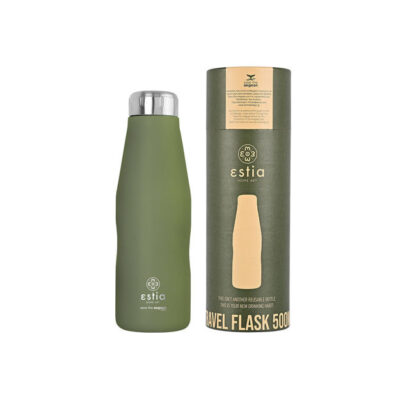 ESTIA HOME ART ΘΕΡΜΟΣ TRAVEL FLASK SAVE THE AEGEAN 500ml FOREST SPIRIT