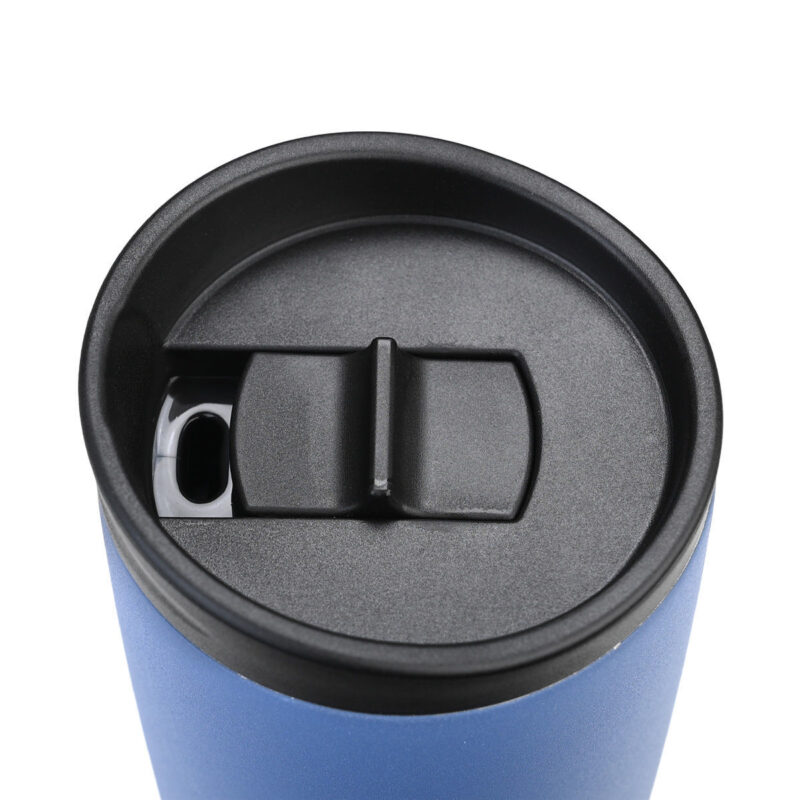 ESTIA HOME ART ΘΕΡΜΟΣ TRAVEL MUG SAVE THE AEGEAN 350ml DENIM BLUE - Image 5