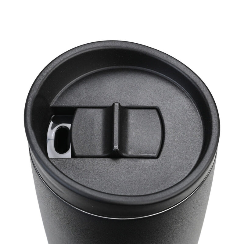 ESTIA HOME ART ΘΕΡΜΟΣ TRAVEL MUG SAVE THE AEGEAN 350ml MIDNIGHT BLACK - Image 4