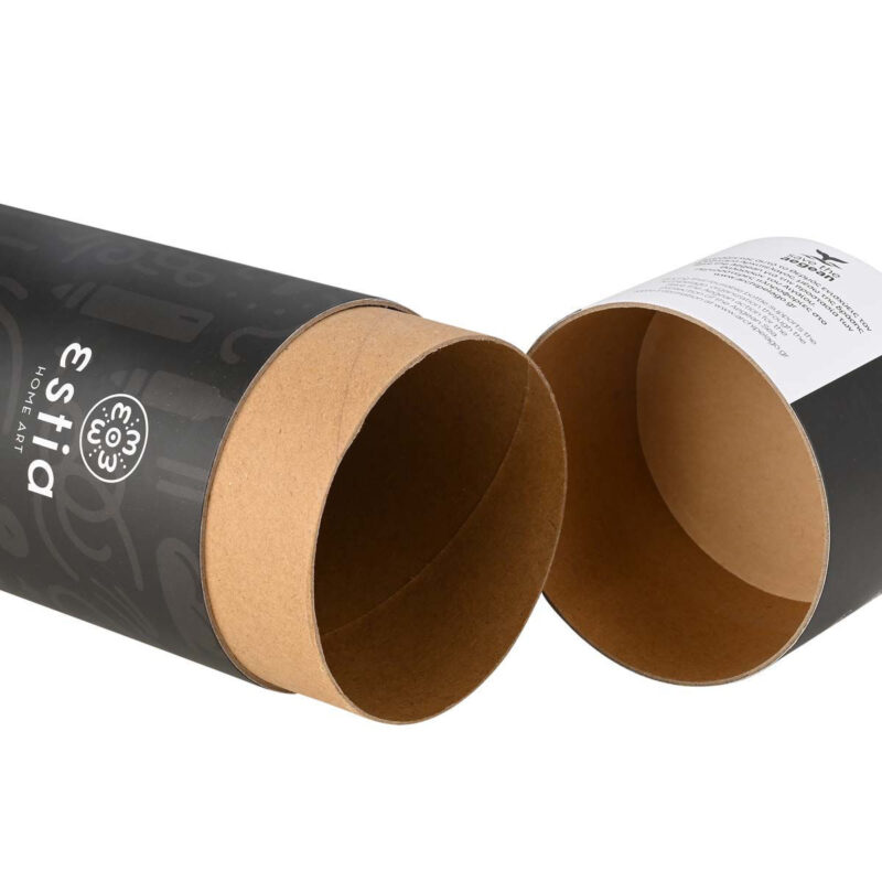 ESTIA HOME ART ΘΕΡΜΟΣ TRAVEL FLASK SAVE THE AEGEAN 500ml NOIR ECHO - Image 6