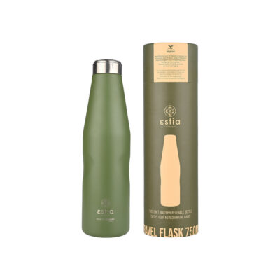 ESTIA HOME ART ΘΕΡΜΟΣ TRAVEL FLASK SAVE THE AEGEAN 750ml FOREST SPIRIT