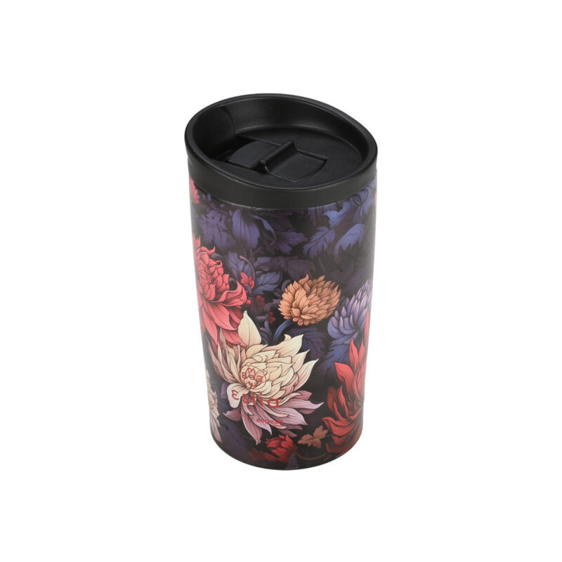 ESTIA HOME ART ΘΕΡΜΟΣ TRAVEL MUG SAVE THE AEGEAN 350ml MIDNIGHT BLOSSOM - Image 3
