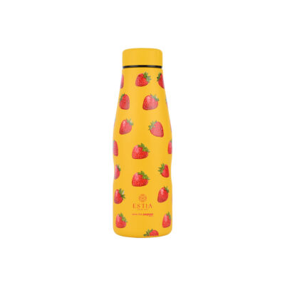 ESTIA HOME ART ΘΕΡΜΟΣ TRAVEL FLASK SAVE THE AEGEAN 500ml BERRY BRIGHT