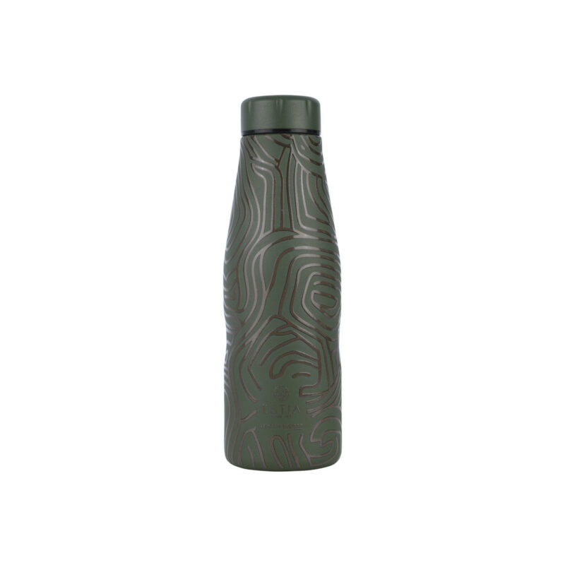ESTIA HOME ART ΘΕΡΜΟΣ TRAVEL FLASK SAVE THE AEGEAN 500ml OLIVE FLOW
