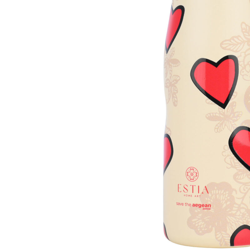 ESTIA HOME ART ΘΕΡΜΟΣ TRAVEL FLASK SAVE THE AEGEAN 500ml TENDER LACE - Image 3