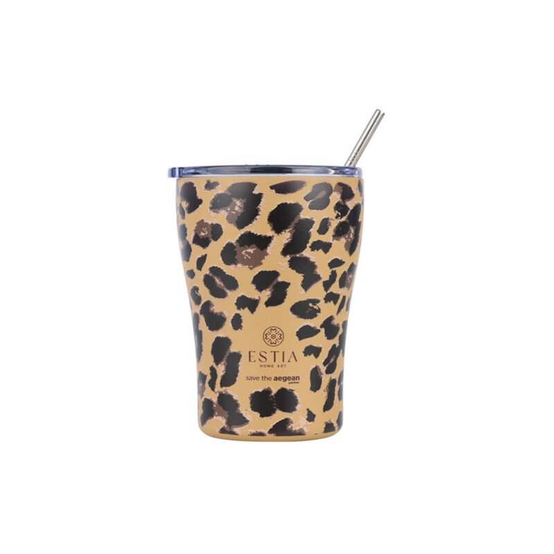 ESTIA HOME ART ΘΕΡΜΟΣ COFFEE MUG SAVE THE AEGEAN 350ml SPOTTED PROWL