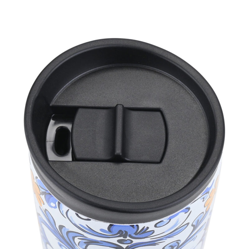 ESTIA HOME ART ΘΕΡΜΟΣ TRAVEL MUG SAVE THE AEGEAN 350ml AMALFI COAST - Image 3