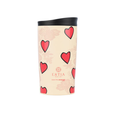 ESTIA HOME ART ΘΕΡΜΟΣ TRAVEL MUG SAVE THE AEGEAN 350ml TENDER LACE