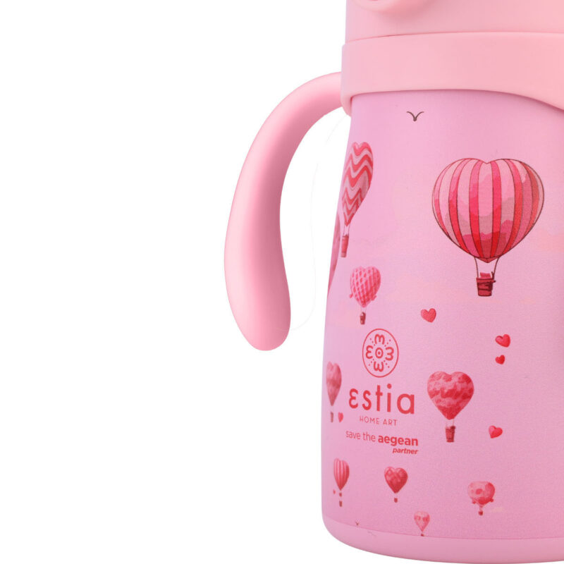ESTIA HOME ART ΘΕΡΜΟΣ ΠΑΙΔΙΚΟ BUBBLE BOTTLE SAVE THE AEGEAN 300ml LOVE ASCEND - Image 3