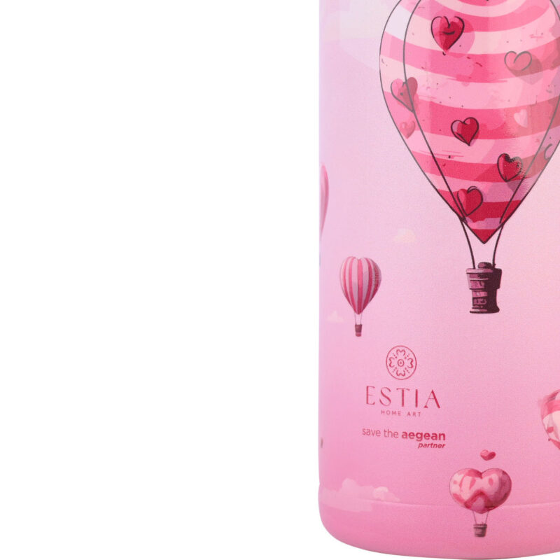 ESTIA HOME ART ΘΕΡΜΟΣ ΠΑΙΔΙΚΟ WONDER BOTTLE SAVE THE AEGEAN 500ml LOVE ASCEND - Image 4