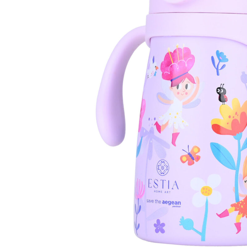 ESTIA HOME ART ΘΕΡΜΟΣ ΠΑΙΔΙΚΟ BUBBLE BOTTLE SAVE THE AEGEAN 300ml FAIRY TALES - Image 3