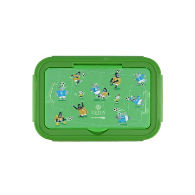 ESTIA HOME ART ΠΑΙΔΙΚΟ ΦΑΓΗΤΟΔΟΧΕΙΟ SAVE THE AEGEAN 1400ml ΜΕ 3 ΘΗΚΕΣ JUNGLE KICK