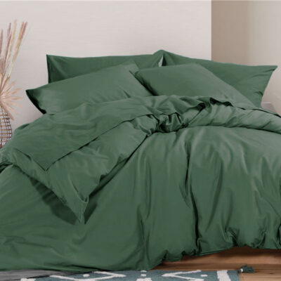 ΠΑΠΛΩΜΑΤΟΘΗΚΗ ΒΑΜΒΑΚΕΡΗ ΜΟΝΗ BASIC-22 160X240 NEF-NEF HOMEWARE 1172-GREEN