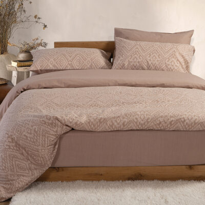ΣΕΤ ΣΕΝΤΟΝΙΑ ΥΠΕΡΔΙΠΛΑ ORION 240Χ270 NEF-NEF HOMEWARE BEIGE
